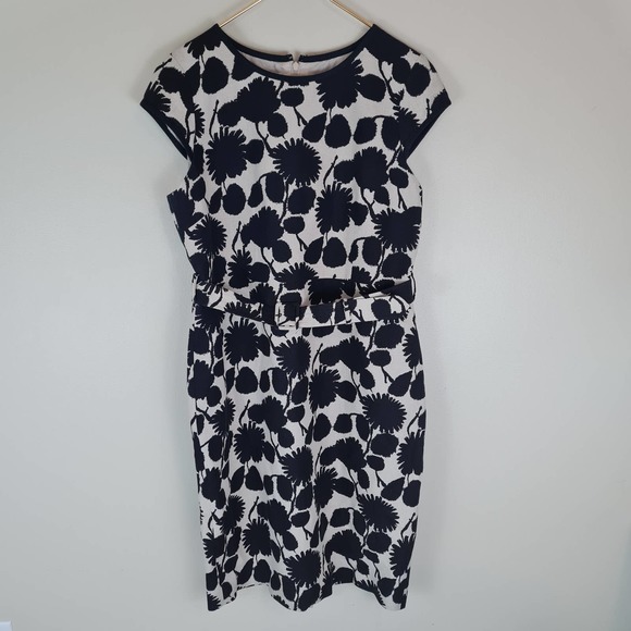 Hobbs Womens Jessie Floral Linen Shift Dress - Picture 3 of 8